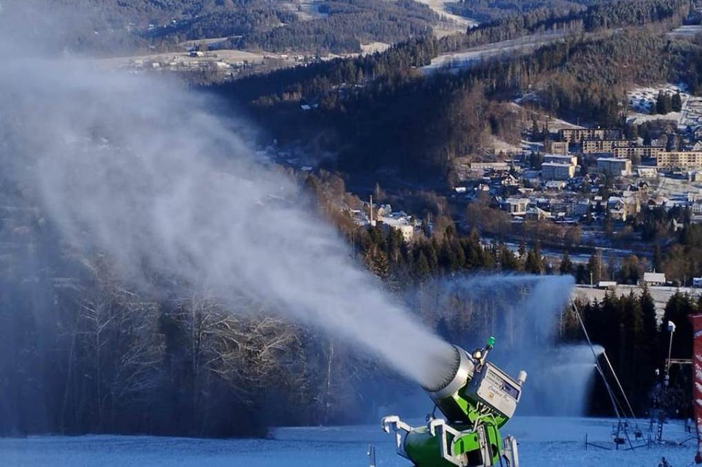 Skiareál Kamenec - horní stanice vleku